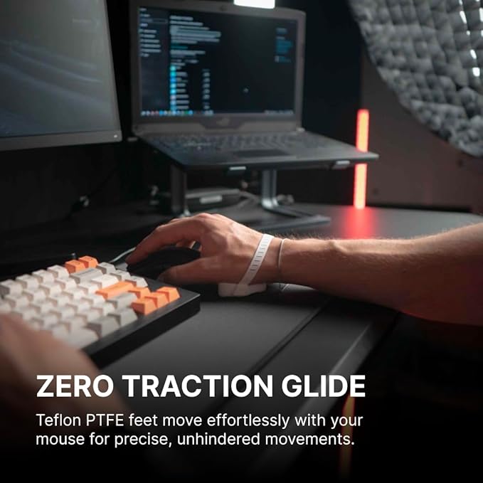 DELTAHUB Carpio G2.0 - Advanced Ergonomic Right-Handed Gaming Wrist Rest for Mouse - Superior Support for Serious Gamers - Anti-Fatigue Smooth Glide (Small Right Black)