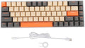 Zopsc 68 Keys Mechanical Keyboard 60 Percent Mechanical Gaming Keyboard with RGB Backlit Red Switch Ergonomic Compact Wired Gaming Keyboard for PC