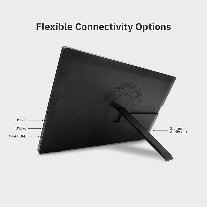 CODi 15.6 Portable Full HD Monitor with Kickstand &amp Power Delivery