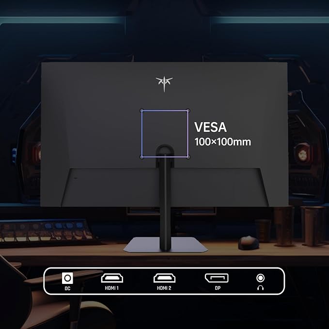 KTC 24.5 Inch Gaming Monitor 180Hz (Up to 200Hz) Monitor FHD Fast IPS 1080P 1ms 128% sRGB HDR10 Freesync HDMI x 2 /DP x 1 VESA Tilt Adjustable Xbox PS5 Switch (HDMI Cable Included)