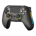 IWGAME Wireless Controller for PS-5/PC Gamepad Built-in Mic with 2 Back Buttons Support Remap/Combo Functions Hall Effect Trigger&ampJoysticks Motion Control 3.5mm Headphone Jack Cool RGB Light（