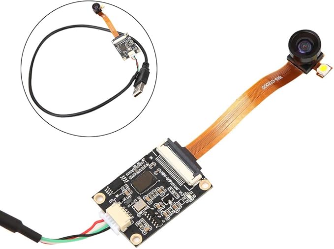 plplaaoo High Definition USB Camera Module 2 Megapixel 120° Wide Angle OTG Plug and Play No Driver UVC Compatible for PC Laptop Android Devices