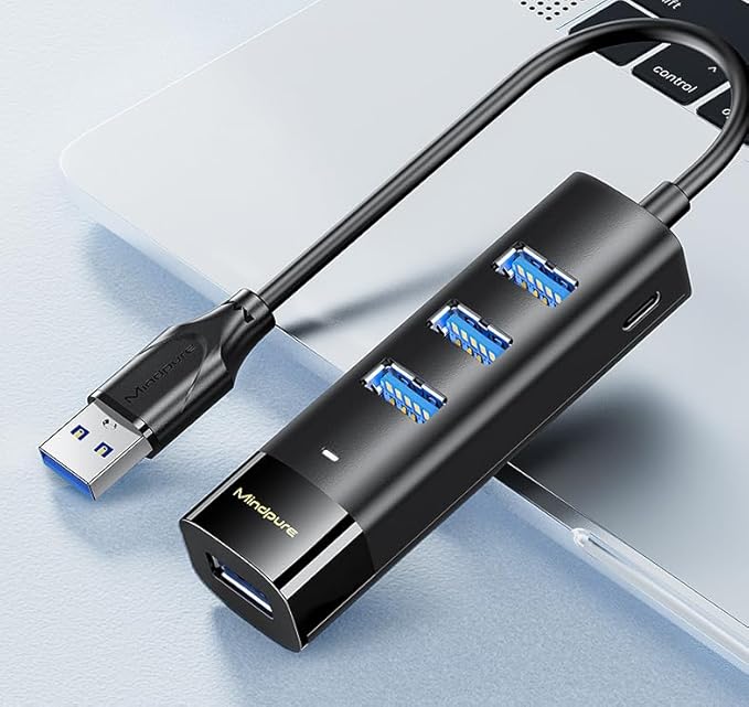 USB 3.0 to USB Type-C Adapter 4 Ports USB 3.0 to USB Type-C Converter for MacBook Air MacBook Pro Chromebook