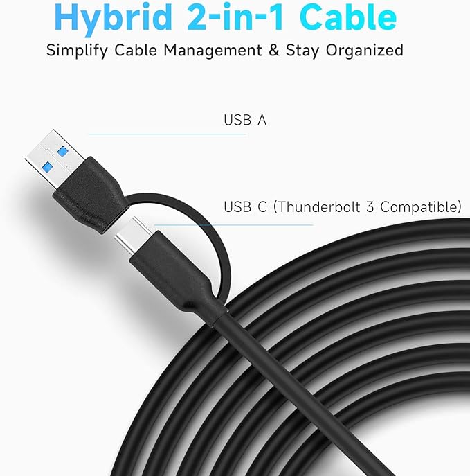 Powered USB Hub Rosonway 7 Ports USB 3.1/3.2 Gen 2 Hub 10Gbps with 3.3ft USB-A/USB-C Data Cable Individual Switches and 24W Power Adapter Aluminum USB C Hub for Laptop and PC RSH-A107