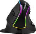 J-Tech Digital Ergonomic Mouse with Wireless Connection Removable Palm Rest Thumb Buttons Rechargeable Battery 800 DPI Compatible with Windows and MAC OS