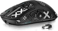 MANBASNAKE Attack Shark X3 Wireless Gaming Mouse 49g Lightweight Triple Mode Ergonomic Computer Mouse PAW3395 26K DPI Sensor 200h Battery Life Griptape Programmable Buttons for PC/Laptop/Mac/Win