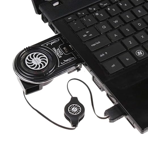 Mini USB Cooler Air Extracting Cooling Pad Fan for Laptop