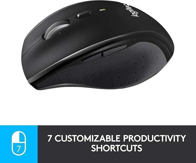 Logitech M705 Wireless Marathon Mouse (Renewed)
