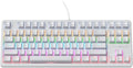 THIRDREALITY Smart Mechanical Keyboard MK1 Matter Over WiFi 87-Key Wired Gaming Keyboard/USB-A 44 Customizable RGB Lighting Work with Home Assistant SmartThings Apple Home (White)