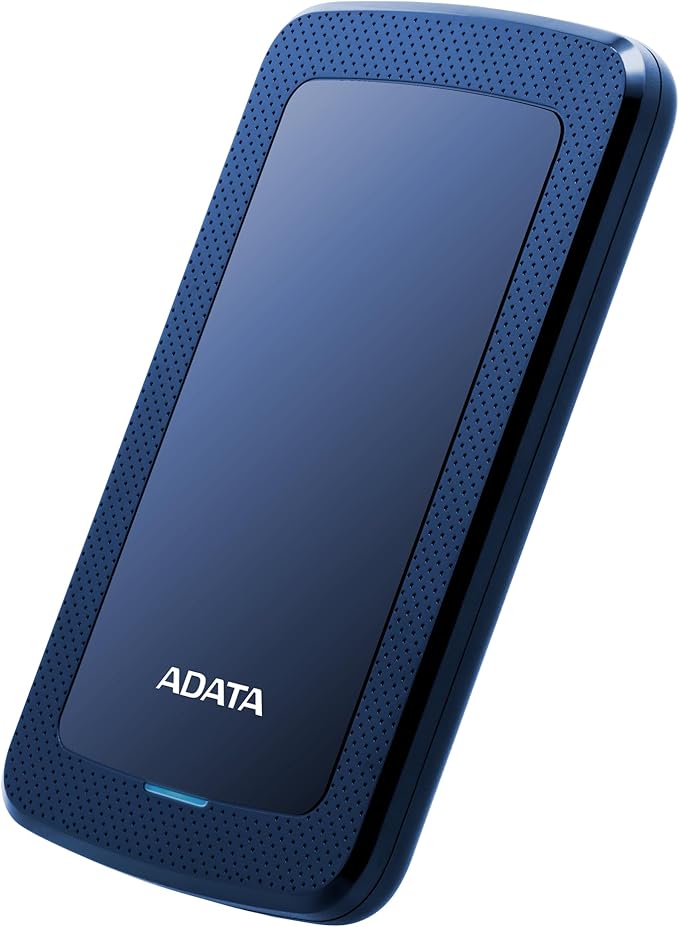 ADATA Hard Drive - 2 TB - External (Portable) - USB 3.1-256-bit AES - Blue