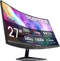 Sceptre 27-Inch Curved Gaming Monitor FHD 1080p 240Hz 1500R DisplayPort &amp HDMI x2 Built-in Speakers Machine Black (C275B-FWT240 Series 2026)