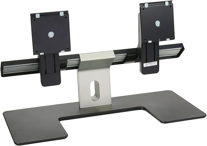 Dell MDS14 Dual Monitor Stand (5TPP7) Black/Silver