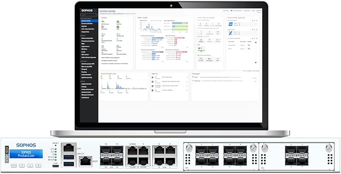 Sophos XGS 88 (Gen2) Network Security Appliance with 1 Year Standard Protection (XT88ZZ12ZZPCUS) | 4 x 2.5 GE Ports | Advanced Threat Protection SD-WAN Secure VPN Centralized Management
