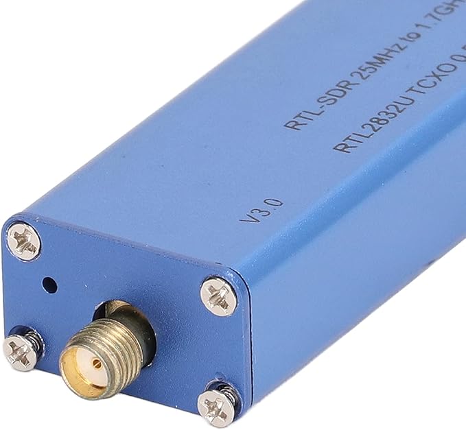 25-1760MHz Receiver Kit SDR Radio USB Dongle Receiver with Antenna and Socket for Scanner