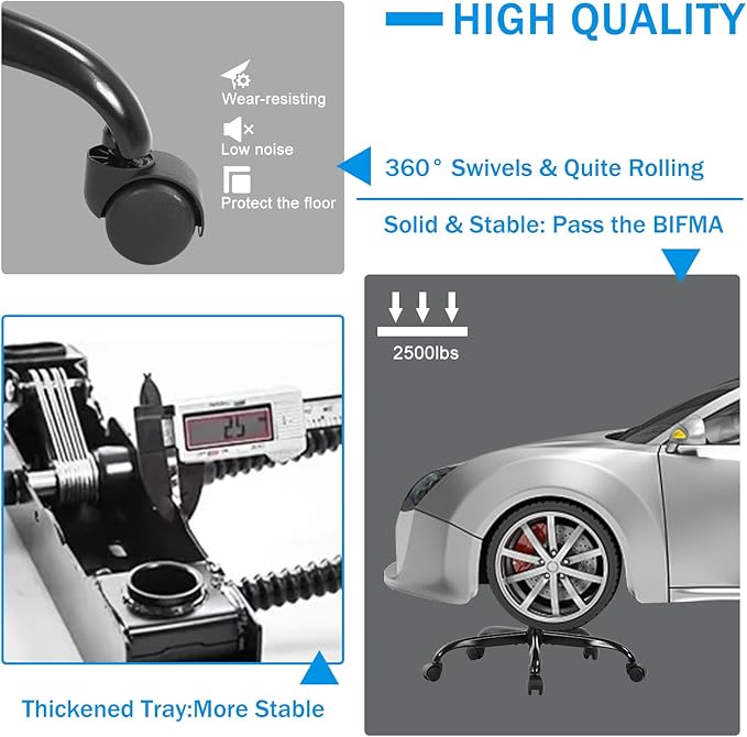 Gaming Chair Computer Gamer Racing Chair High Back Video Game Chair Leather Gaming Chair Ergonomic Adjustable Swivel Racing Chair with Headrest and Lumbar Supportfor Back Pain WomenMenWhite