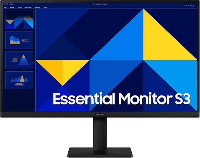 Samsung 24 S3 (S30GD) IPS LED FHD 100Hz Monitor (HDMI D-sub) - Black - LS24D300GANXZA