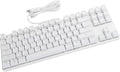 Mechanical Gaming Keyboard 87 Keys USB2.0 Wired Backlight Gaming Computer Keyboard Blue Switch Plug and Play Keyboard Office Supplies