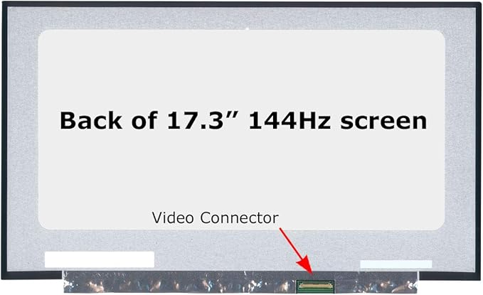 SCREENARAMA New Screen Replacement for MSI GE75 Raider 8RE 8SE 8SF 8SG 9SF 9SG 144Hz FHD Matte LCD LED Display with Tools and Tape