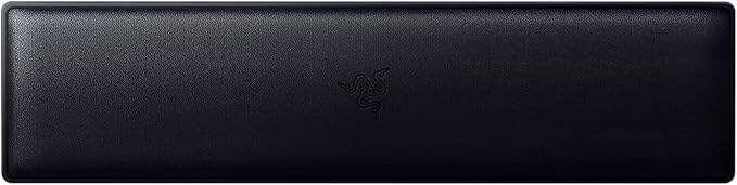 Razer Ergonomic Wrist Rest Tenkeyless - Ergonomic Leatherette Keyboard Wrist Rest (Plush Leatherette Cushion Anti-Slip Rubber Feet Compatible with Tenkeyless Keyboards) Black