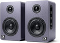 60W Desk Speakers for PC Bluetooth 5.3 DSP 24-Bit Optical USB-C/AUX Silk-Dome Tweeter Carbon-Fiber Driver for Laptop/Mac/Monitor (Slate Blue)