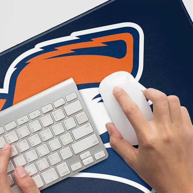 Carroll University Pioneers Primary Logo Large Gaming Mouse Pad Desk Mat with Stitched Edges Non-Slip Base for Gamer Home and Office 31.5 x 15.7