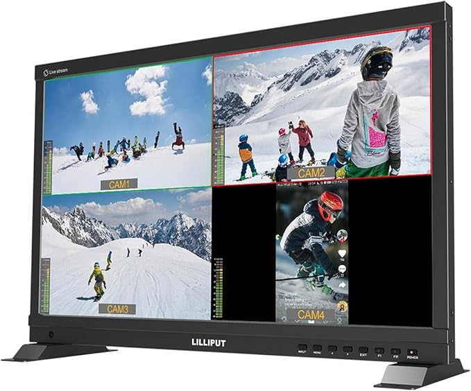 LILLIPUT PVM220S 21.5 inch 1920x1080 Live Stream Quad Split Multi View IPS Monitor