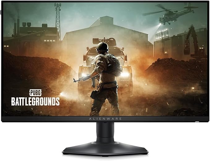 Alienware Gaming Monitor AW2523HF 24.5'' IPS LED FHD 360Hz Display AMD FreeSync Monitor (USB HDMI)Height/Tilt/Swivel/Pivot Adjustability Dark Side of The Moon with HEX Accessories