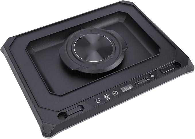 Asixxsix RGB Gaming Laptop Cooling Pad Industrial Grade Fan with 5.5 Inch Powerful Cooling 7 Colors 10 Lighting Modes Height Stand for 15.6-19 Inches Laptops