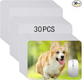 30 PCS White Mouse pad for Heat Press Printing Mousepad for Heat Transfer Crafts Custom Photos Non Slip Bottom 24x20x0.2 CM