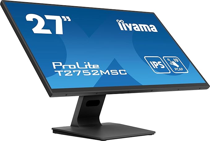 IIYAMA TFT T2752MSC 68.5cm IPS TOUCH 27''/1920x1080/HDMI/DP/2xUSB/schwarz