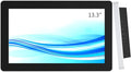 GreenTouch 13.3 Inch PCAP Touch Screen LCD Display- Open Frame TFT LCD Monitor with 12V 4A Powered - 1920 * 1080 HD