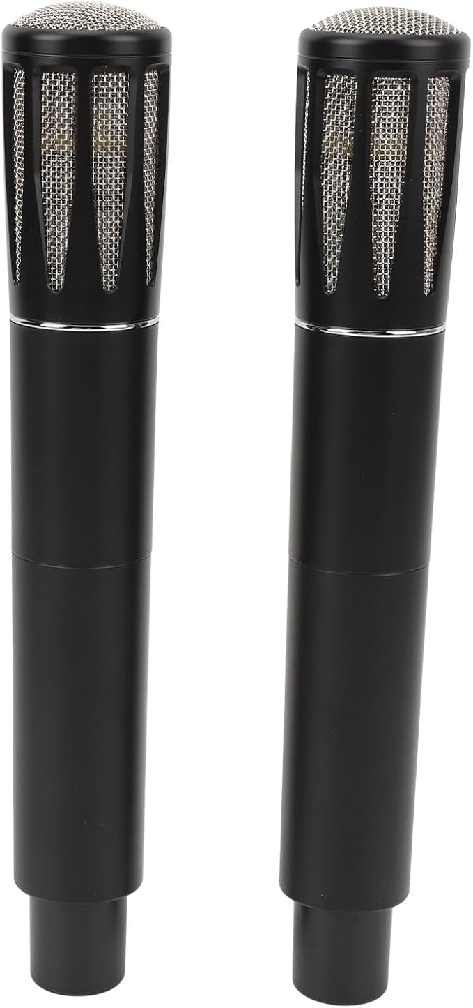 Acouto Professional UHF Cordless Dynamic Mic Microphone System Metal with Rechargeable Receiver 6.35mm F Wedding DJ Party Speech Use 240ft No Tangled Cords Plug and Play (Black)