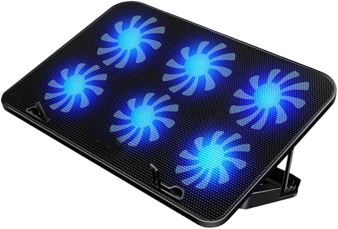 ARTIBETTER Laptop Cooling Stand with Fans Slip Design for Stable Use Compatible with Various Laptop Models for Gaming and Work Efficient Fan for