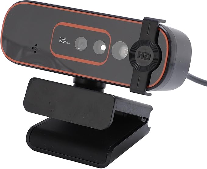 Yunseity Recognition Camera 1080P USB Computer Camera with Noise Canceling Dual Mics Plug and Play Autofocus Live Streaming Video Webcam for PC Laptop