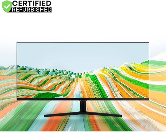 Samsung LS34C502GANXZA 34 inch ViewFinity S50GC Series 1440p HDR Ultrawide Monitor (Renewed) Bundle with 2 YR CPS Enhanced Protection Pack