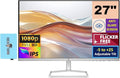 HP Series 5 527sf Monitor (Replaces Model M27h) 94F44AA#ABA with Docztorm Dock 27 FHD (1920x1080) Display 2X HDMI 1x VGA Flicker-Free Ideal for Home &amp Business Black/Silver (2026 Latest Mod