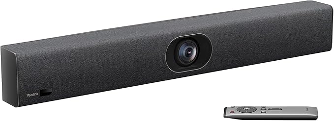 Yealink UVC40 E2 USB Conference Room Camera System 4K Video Conference Camera 120° Wide-Angle Lens 8 Microphone 5W High-Fidelity Speaker Auto Framing Speaker Tracking Compatible with Microsoft Zoom