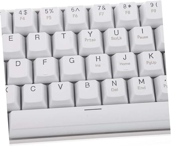 HOMSFOU RGB Backlit Mechanical Gaming Keyboard Keys Compact Wired Keyboard for Pc Laptop Ergonomic Design Portable Compatible with Various Laptops for Gamers