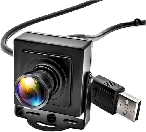 112 Degree 1mm Wide Angle 2K USB HD PC Webcam Play 30FPS 170ms Delay Mini Metal Box Live Streaming UVC USB Camera