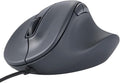 ELECOM Wired USB Ergonomic Shape Mouse Silent Click Right Hand 2000DPI 5 Buttons Optocal Sensor Compatible with PC Mac Laptop EX-G Ssize Black (M-XGS30UBSKBK)