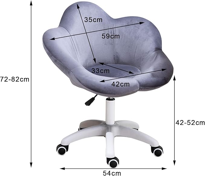 Low-Back Chairs Personalized Home Gaming Chair Computer Chair Casual Office Chairs Liftable (10cm) Women Adults
