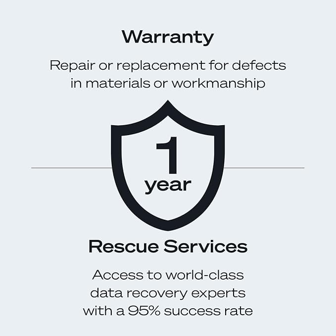 Seagate Expansion 22TB External Hard Drive HDD - USB 3.0 with Rescue Data Recovery Services (STKP22000400)