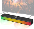 Wireless Speakers for TV | Portable RGB Subwoofer - Wireless PC Game Portable TV Speakerfor Shower Party Christmas Room Patio Car Phone Music Theater Studio