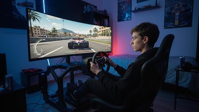 INNOCN 45 5K2K 5120 x 1440P 120Hz Curved Ultra Widescreen Monitor R1500 HDR400 USB C 65W PIP/PBP Screen Split Gaming Editing Productivity AI Workflow Speaker Adjustable Mountable Stand