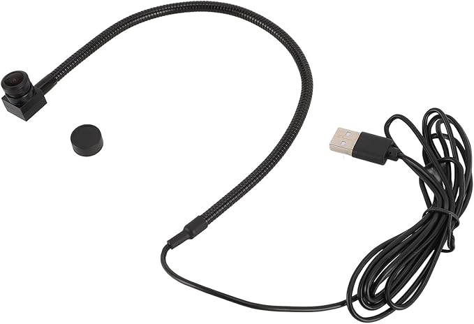 1080P Center Webcam with Fixed Center 8MP FHD Image Built in Microphone Plug and Play for Video Conference