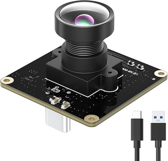 USB 3.0 UVC Camera Module with IMX415 Sensor 4K@30FPS &amp 1080P@60FPS Plug and Play for Windows/Linux/Mac/Android/Raspberry Pi/Jetson Nano/ARM Boards