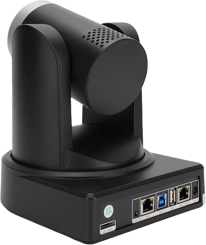 Sanpyl Conference Room Video Camera System UHD 4K 12X Optical Zoom USB3.0 IP PTZ Camera Support AI Automatic Tracking (US Plug)