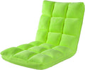 NaKeah Floor Chair w/Back Support Folding Sofa Chair w/6 Adjustable Positions Padded Lazy Sofa Floor Gaming Chair for Reading MeditatingE