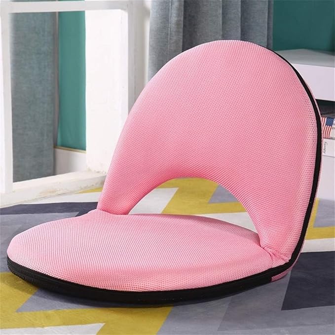 Adjustable Floor Chair Padded Gaming Chair with Back Support Foldable Meditation Chair Tatami Couch-beds for Indoor Floor Leisure Reading Watching Gaming(#4)