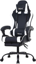 Gaming Chair Office Chair with Foot Rest &amp Armrest Ergonomic Gaming Chairs for Adults Office Gaming Chair with Lumbar Support &amp Headrest Big and Tall Chair for Office or Gaming Black &amp